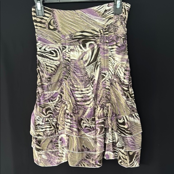 S&G Elegant Purple and Cream Women's Skirt, medium - Picture 5 of 8